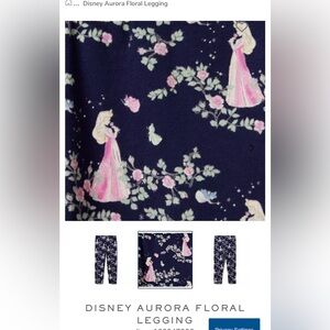 DISNEY x Janie and Jack Floral Aurora Leggings